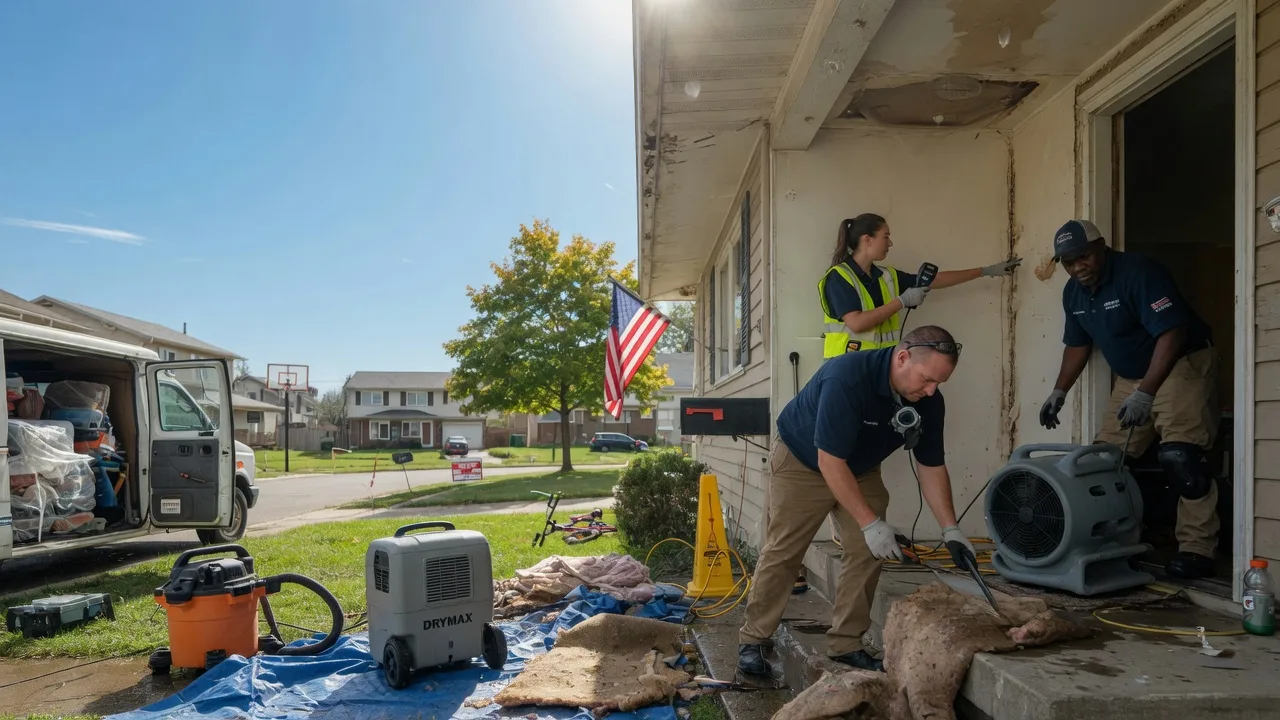 Water Damage Restoration in Houston, OH near me